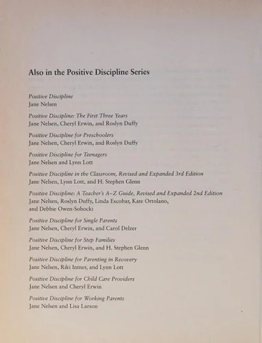 Positive Discipline A-Z book cover