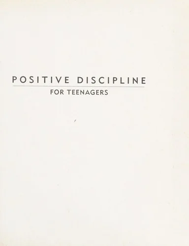 Positive Discipline for Teenagers book cover